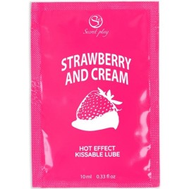 SECRETPLAY - SINGLE DOSE LUBRICANT STRAWBERRIES CREAM 10 ML