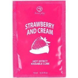 SECRETPLAY - SINGLE DOSE LUBRICANT STRAWBERRIES CREAM 10 ML
