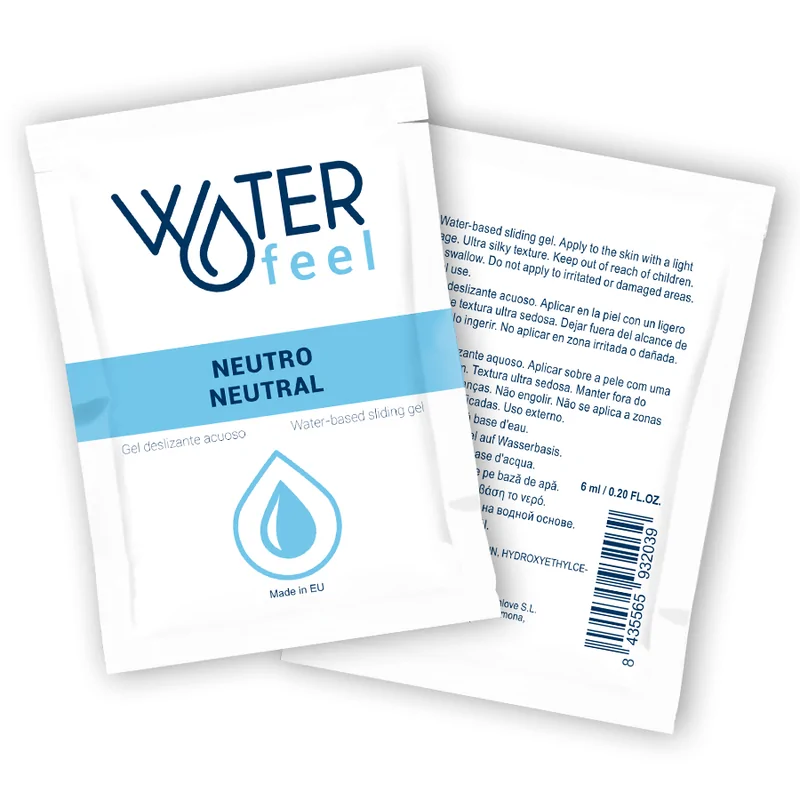 WATERFEEL - GEL DE GLISSEMENT NEUTRE BASE DEAU 6 ML WATERFEEL - GEL DE GLISSEMENT NEUTRE BASE DEAU 6 ML