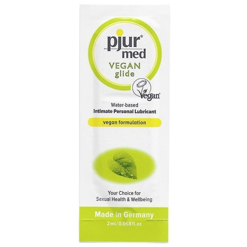 PJUR - MED LUBRIFIANT BASE EAU VEGAN GLIDE 2 ML PJUR - MED LUBRIFIANT BASE EAU VEGAN GLIDE 2 ML