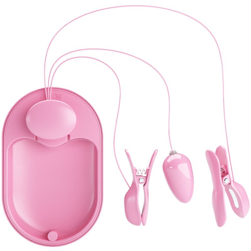 PRETTY LOVE - SCATOLA A SORPRESA PINZETTE PER ELETTROSTIMOLAZIONE ROSA PRETTY LOVE - SCATOLA A SORPRESA PINZETTE PER ELETTROSTIMOLAZIONE ROSA
