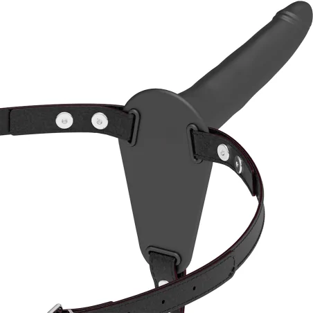 FETISH SUBMISSIVE HARNESS - SILICONE NERO 15 CM