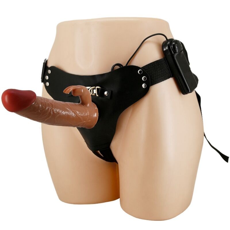 PRETTY LOVE - MARION HARNAIS SLIP UNIVERSEL AVEC DILDO VIBRANT 19 CM MARRON PRETTY LOVE - MARION HARNAIS SLIP UNIVERSEL AVEC DILDO VIBRANT 19 CM MARRON