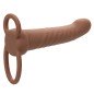 CALEXOTICS - MAXX RIBBED DOUBLE PÉNÉTRATEUR 10 VIBRATIONS MARRON CALEXOTICS - MAXX RIBBED DOUBLE PÉNÉTRATEUR 10 VIBRATIONS MARRON