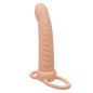 CALEXOTICS - MAXX RIBBED DUAL PENETRATOR 10 VIBRATIONEN FLEISCH CALEXOTICS - MAXX RIBBED DUAL PENETRATOR 10 VIBRATIONEN FLEISCH