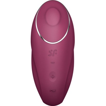 SATISFYER - TAP CLIMAX 1 VIBRATEUR LAY-ON GRIS