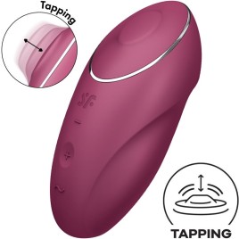 SATISFYER - TAP CLIMAX 1 VIBRATEUR LAY-ON NOIR
