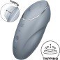 SATISFYER - TAP CLIMAX 1 VIBRATEUR LAY-ON GRIS SATISFYER - TAP CLIMAX 1 VIBRATEUR LAY-ON GRIS
