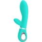 PRETTY LOVE - VIBRATEUR MULTIFONCTION G-SPOT THOMAS VERT AQUA