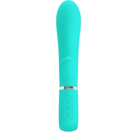 PRETTY LOVE - VIBRATEUR MULTIFONCTION G-SPOT THOMAS VERT AQUA
