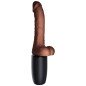 KING COCK - PLUS TRIPLE MENACE TON DE PEAU MARRON KING COCK - PLUS TRIPLE MENACE TON DE PEAU MARRON