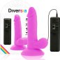 DIVERSIA - DILDO VIBRANT FLEXIBLE VIOLET 17 CM -O- 3.3 CM DIVERSIA - DILDO VIBRANT FLEXIBLE VIOLET 17 CM -O- 3.3 CM