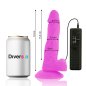 DIVERSIA - FLEXIBLER VIBRIERENDER DILDO LILA 18 CM -O- 4 CM DIVERSIA - FLEXIBLER VIBRIERENDER DILDO LILA 18 CM -O- 4 CM