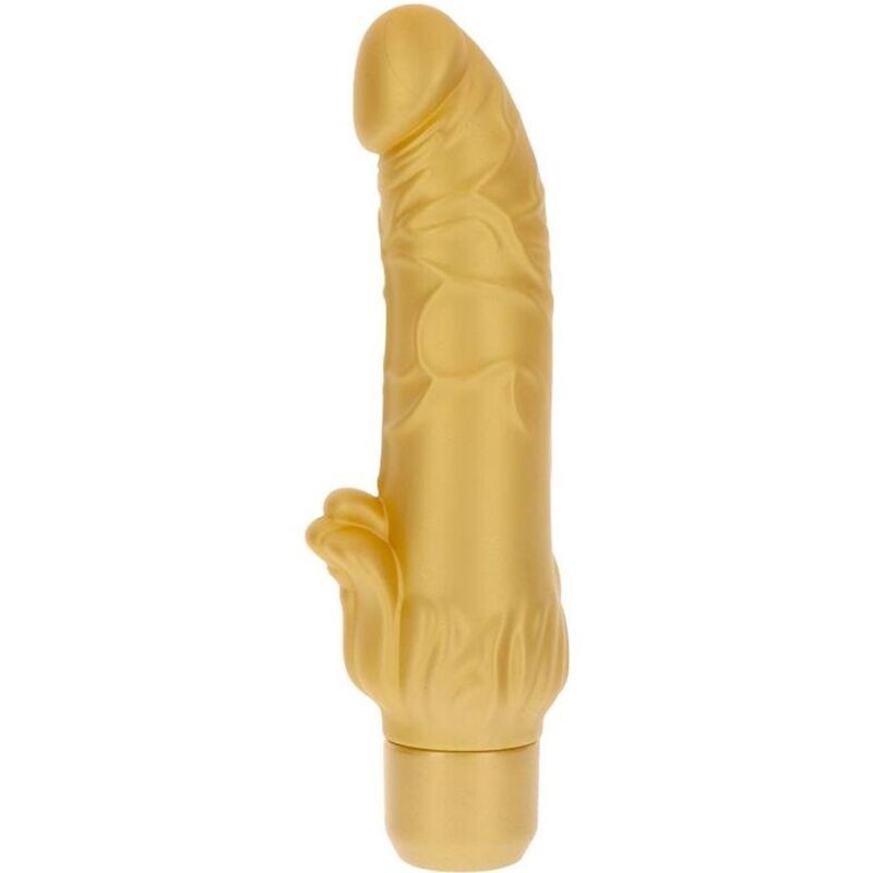 GET REAL - GOLD DICKER STIM VIBRATOR GOLD GET REAL - GOLD DICKER STIM VIBRATOR GOLD