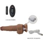PRETTY LOVE - GODE EN SILICONE JONATHAN 3 VIBRATIONS + 3 MESURES DINSERTION TÉLÉCOMMANDE 21 CM