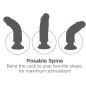 KING COCK - GODE VIBRATEUR 20.32 CM NATUREL KING COCK - GODE VIBRATEUR 20.32 CM NATUREL