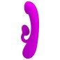 PRETTY LOVE - VIBRATEUR SINCÈRE ET ONDES STIMULANTES CLITORIDIENNES SILICONE VIOLET