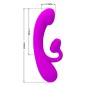PRETTY LOVE - SINCERE VIBRATOR AND CLITORAL STIMULATING WAVES PURPLE SILICONE PRETTY LOVE - SINCERE VIBRATOR AND CLITORAL STIMULATING WAVES PURPLE SILICONE