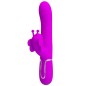 PRETTY LOVE - MULTIFUNCTION RABBIT VIBRATOR 4 IN 1 BUTTERFLY FUCHSIA PRETTY LOVE - MULTIFUNCTION RABBIT VIBRATOR 4 IN 1 BUTTERFLY FUCHSIA