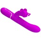 PRETTY LOVE - MULTIFUNCTION RABBIT VIBRATOR 4 IN 1 BUTTERFLY FUCHSIA PRETTY LOVE - MULTIFUNCTION RABBIT VIBRATOR 4 IN 1 BUTTERFLY FUCHSIA