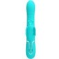 PRETTY LOVE - VIBRATEUR MULTIFONCTION LAPIN 4 EN 1 PAPILLON AQUA VERT PRETTY LOVE - VIBRATEUR MULTIFONCTION LAPIN 4 EN 1 PAPILLON AQUA VERT