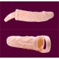 BAILE - GAINE DEXTENSION DE PÉNIS AVEC VIBRATION ET SANGLE POUR TESTICULES 13.5 CM