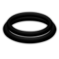 JOYDIVISION POTENZDUO - BLACK RINGS - M JOYDIVISION POTENZDUO - BLACK RINGS - M
