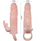 BAILE - COUVERCLE DE PÉNIS BRAVE MAN AVEC CHAIR DE LAPIN ET DOUBLE MOTEUR 16.5 CM BAILE - COUVERCLE DE PÉNIS BRAVE MAN AVEC CHAIR DE LAPIN ET DOUBLE MOTEUR 16.5 CM
