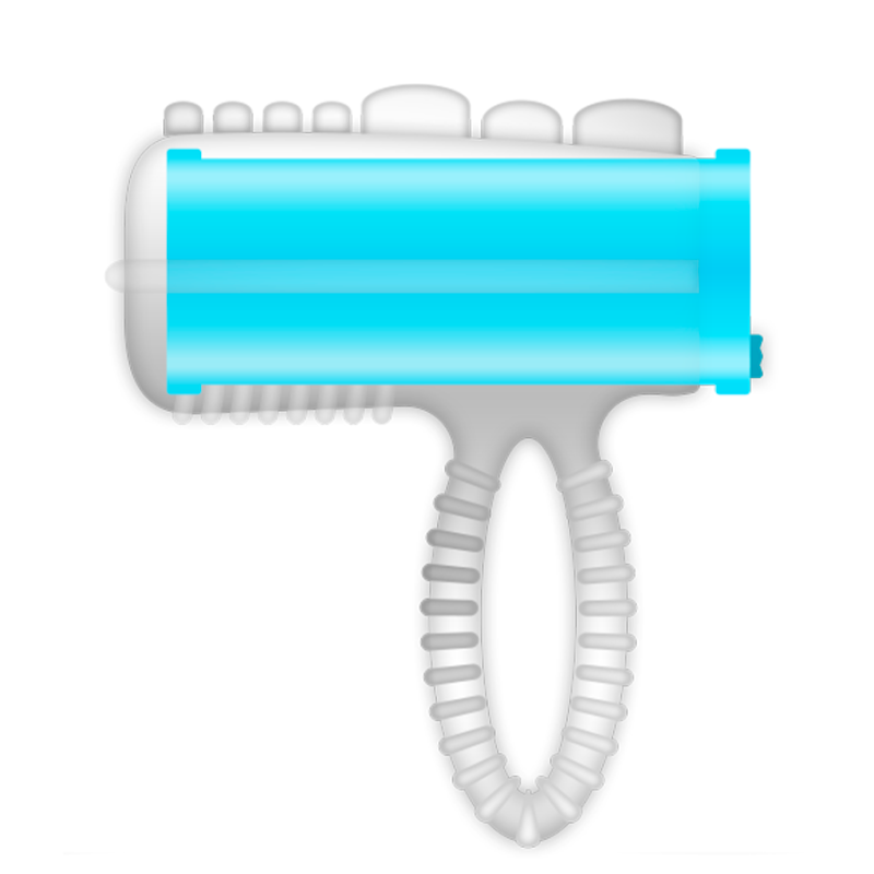 CASUAL LOVE - RING TONGUE VIBRATING BLUE CASUAL LOVE - RING TONGUE VIBRATING BLUE