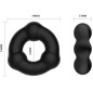 CRAZY BULL - BAGUE EN SILICONE ULTRA DOUX AVEC NODULES CRAZY BULL - BAGUE EN SILICONE ULTRA DOUX AVEC NODULES
