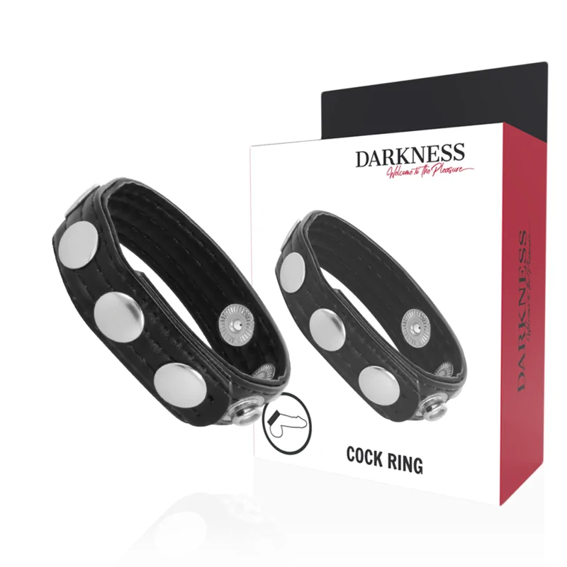 DARKNESS - ANELLO DI EREZIONE IN PELLE DARKNESS - ANELLO DI EREZIONE IN PELLE