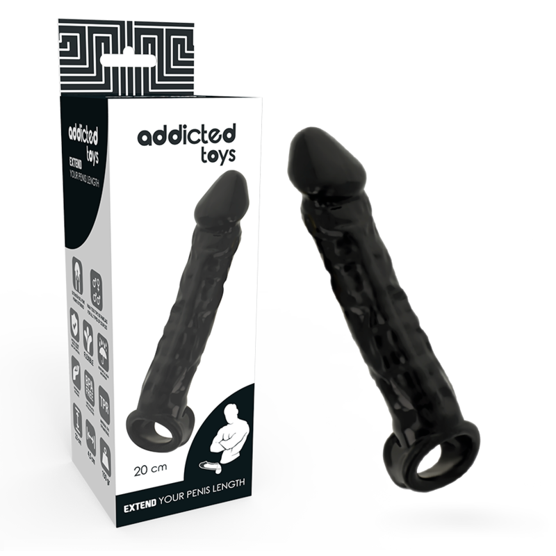 ADDICTED TOYS - EXTENSION DE DONG NOIR ADDICTED TOYS - EXTENSION DE DONG NOIR