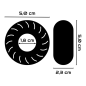 POWERING - SUPER FLEXIBLE AND RESISTANT PENIS RING 5CM PR08 BLACK POWERING - SUPER FLEXIBLE AND RESISTANT PENIS RING 5CM PR08 BLACK