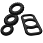 ADDICTED TOYS - COCK RING SET 4 STÜCK ADDICTED TOYS - COCK RING SET 4 STÜCK