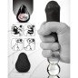 G-VIBE - OEUF MASTURBATEUR TEXTURÉ RÉUTILISABLE NOIR G-VIBE - OEUF MASTURBATEUR TEXTURÉ RÉUTILISABLE NOIR