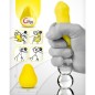 G-VIBE - OEUF MASTURBATEUR TEXTURÉ JAUNE RÉUTILISABLE G-VIBE - OEUF MASTURBATEUR TEXTURÉ JAUNE RÉUTILISABLE