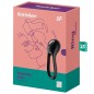 SATISFYER - MAJESTIC DUO RING VIBRATOR BLACK SATISFYER - MAJESTIC DUO RING VIBRATOR BLACK