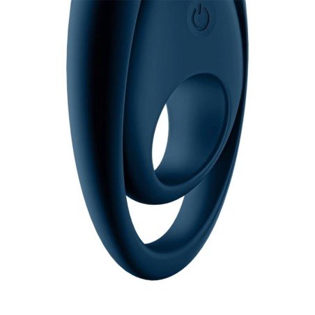 SATISFYER - VIBRATEUR ANNEAU GLORIOUS DUO BLEU