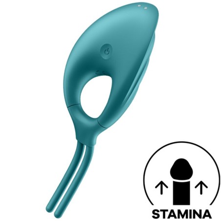 SATISFYER - SWORDSMAN RING VIBRATOR BLUE