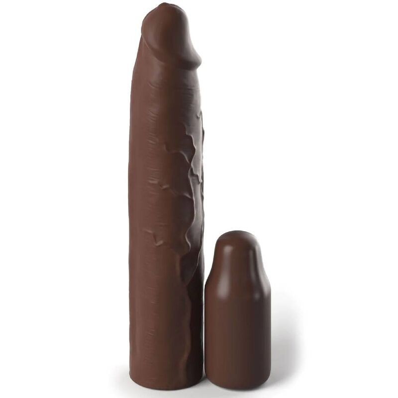 FANTASY X- TENSIONS - PIPEDREAMS SLEEVE 22,86 CM + 7,62 CM PLUG BROWN FANTASY X- TENSIONS - PIPEDREAMS SLEEVE 22,86 CM + 7,62 CM PLUG BROWN