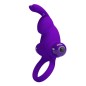 PRETTY LOVE - ANNEAU VIBRATEUR I RABBIT POUR PÉNIS VIOLET