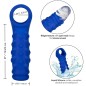 CALEXOTICS - ADMIRAL COUVERCLE DE PÉNIS EN PERLES SILICONE LIQUIDE BLEU CALEXOTICS - ADMIRAL COUVERCLE DE PÉNIS EN PERLES SILICONE LIQUIDE BLEU