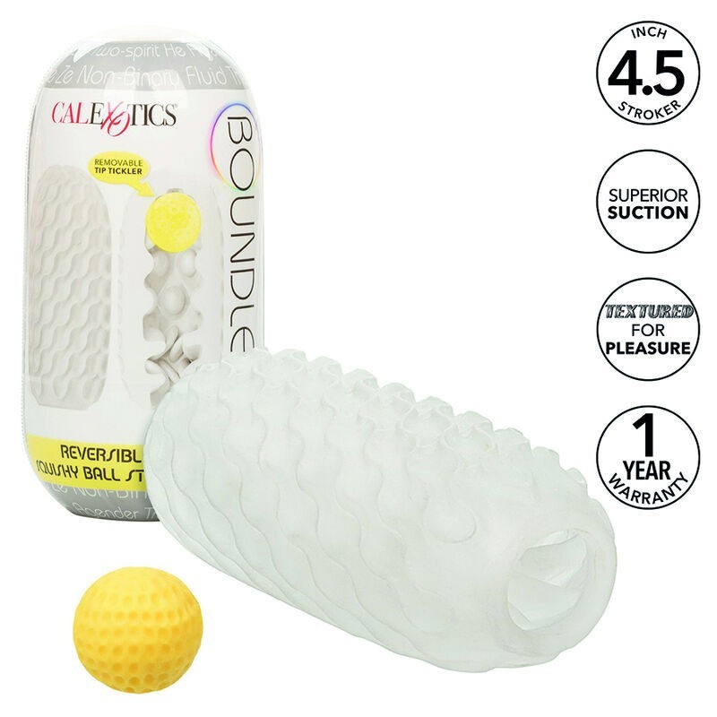 CALEXOTICS - BOUNDLESS SQUISHY RÉVERSIBLE BALL STROKE GRIS CALEXOTICS - BOUNDLESS SQUISHY RÉVERSIBLE BALL STROKE GRIS