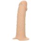 CALEXOTICS - EXTENSION PERFORMANCE MAXX RÉALISTE AVEC HARNAIS PEAU CLAIRE CALEXOTICS - EXTENSION PERFORMANCE MAXX RÉALISTE AVEC HARNAIS PEAU CLAIRE
