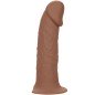 CALEXOTICS - EXTENSION PERFORMANCE MAXX RÉALISTE AVEC HARNAIS PEAU MARRON CALEXOTICS - EXTENSION PERFORMANCE MAXX RÉALISTE AVEC HARNAIS PEAU MARRON