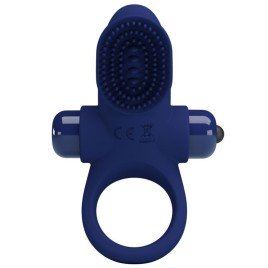PRETTY LOVE - PALLE RING MIT VIBRATION BLAU