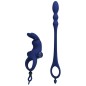 PRETTY LOVE - AYAD RABBIT VIBRATOR RING WITH PLUG BLUE PRETTY LOVE - AYAD RABBIT VIBRATOR RING WITH PLUG BLUE