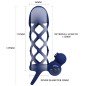 PRETTY LOVE - GIANN ANNEAU VIBRATEUR AVEC GAINE EN SILICONE BLEU PRETTY LOVE - GIANN ANNEAU VIBRATEUR AVEC GAINE EN SILICONE BLEU