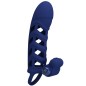 PRETTY LOVE - ALTAF VIBRATOR RING WITH SILICONE SHEATH BLUE PRETTY LOVE - ALTAF VIBRATOR RING WITH SILICONE SHEATH BLUE