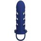 PRETTY LOVE - ALTAF ANNEAU VIBRATEUR AVEC GAINE EN SILICONE BLEU